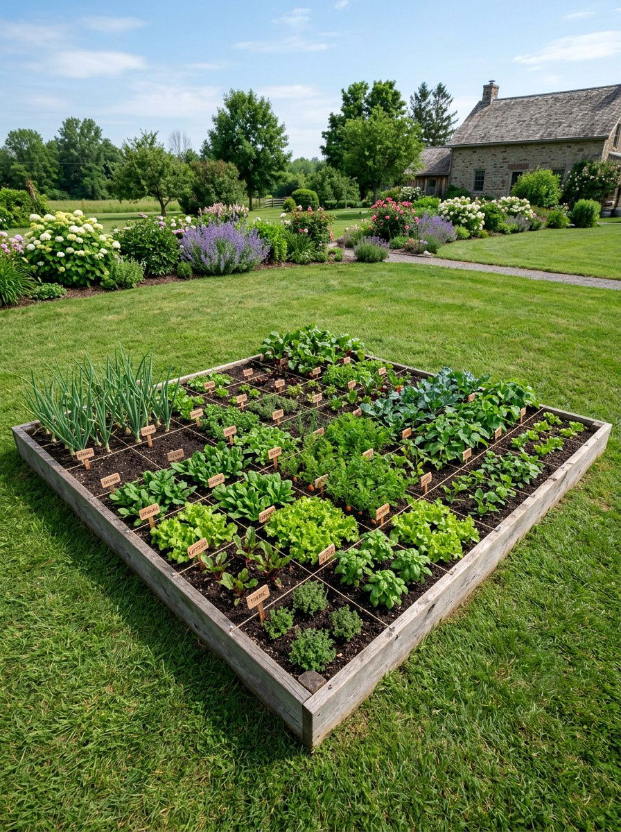 Square foot pallet garden - 25 Pallet Raised Garden Bed Ideas