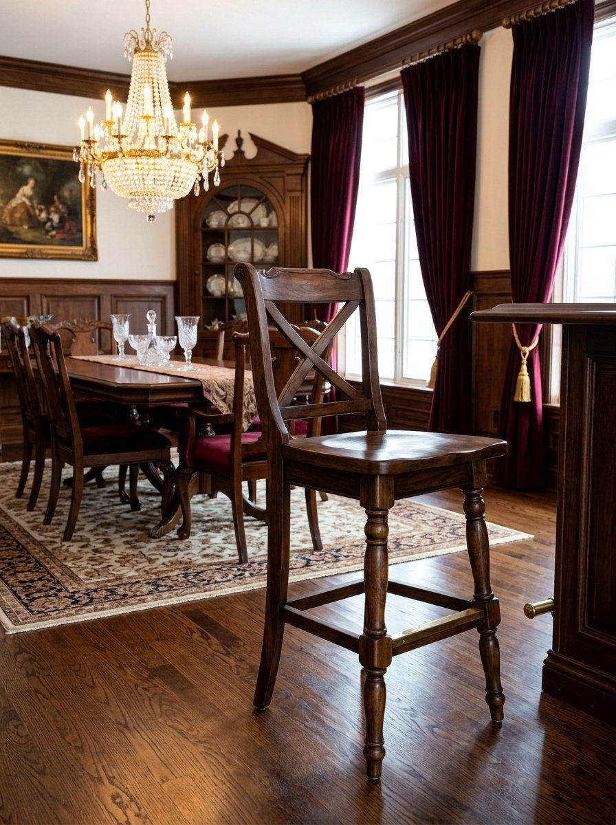 Stained Wood Bar Stool - 25 Pallet Bar Stools Ideas