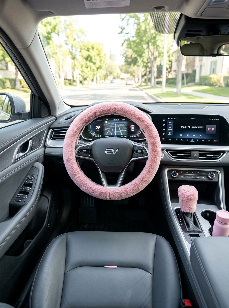 Steering Wheel Cover - 25 cute ways to decorate your car