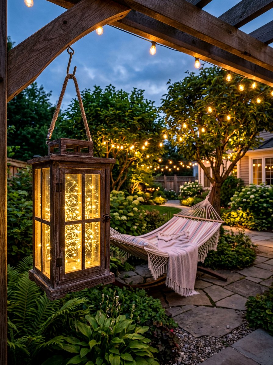 String Light Lantern - 25 Pallet Lantern for Garden Ideas