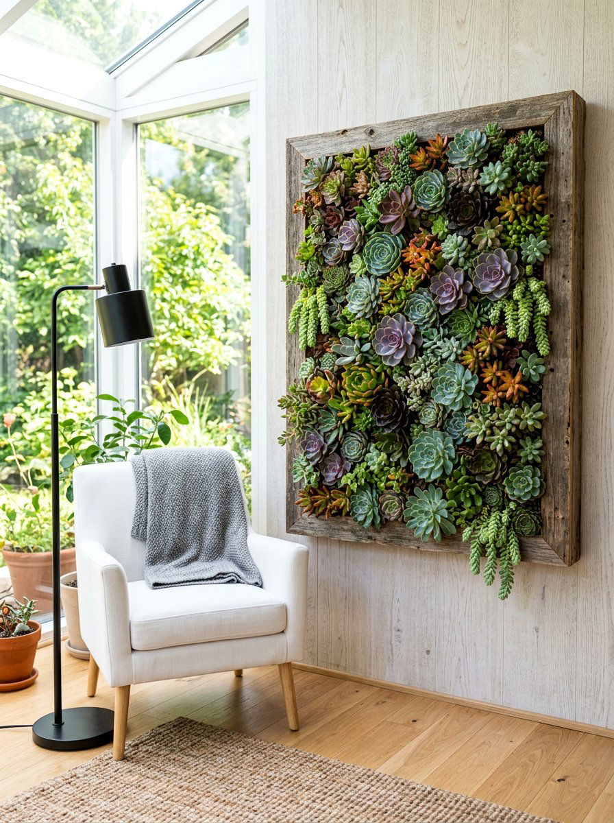 Succulent Wall Art - 25 Pallet Wall Planter Ideas
