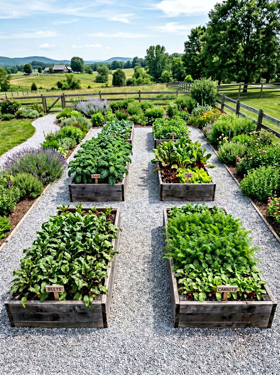 Symmetrical pallet garden layout - 25 Pallet Raised Garden Bed Ideas