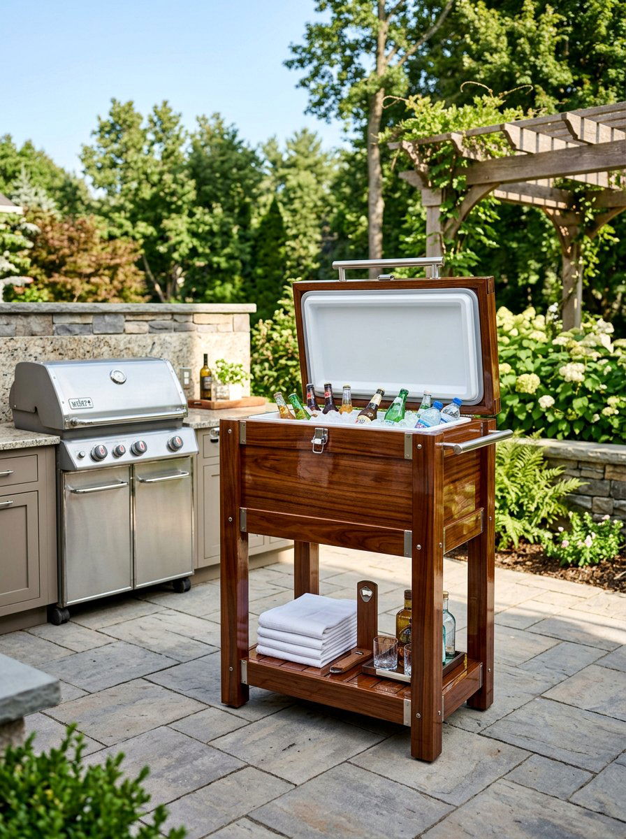 Tall Cooler Stand - 25 Pallet Outdoor Cooler Stand Ideas