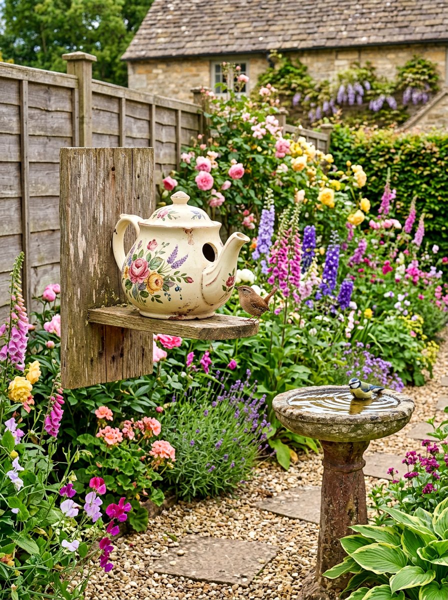 Teapot Bird House - 25 unique bird houses