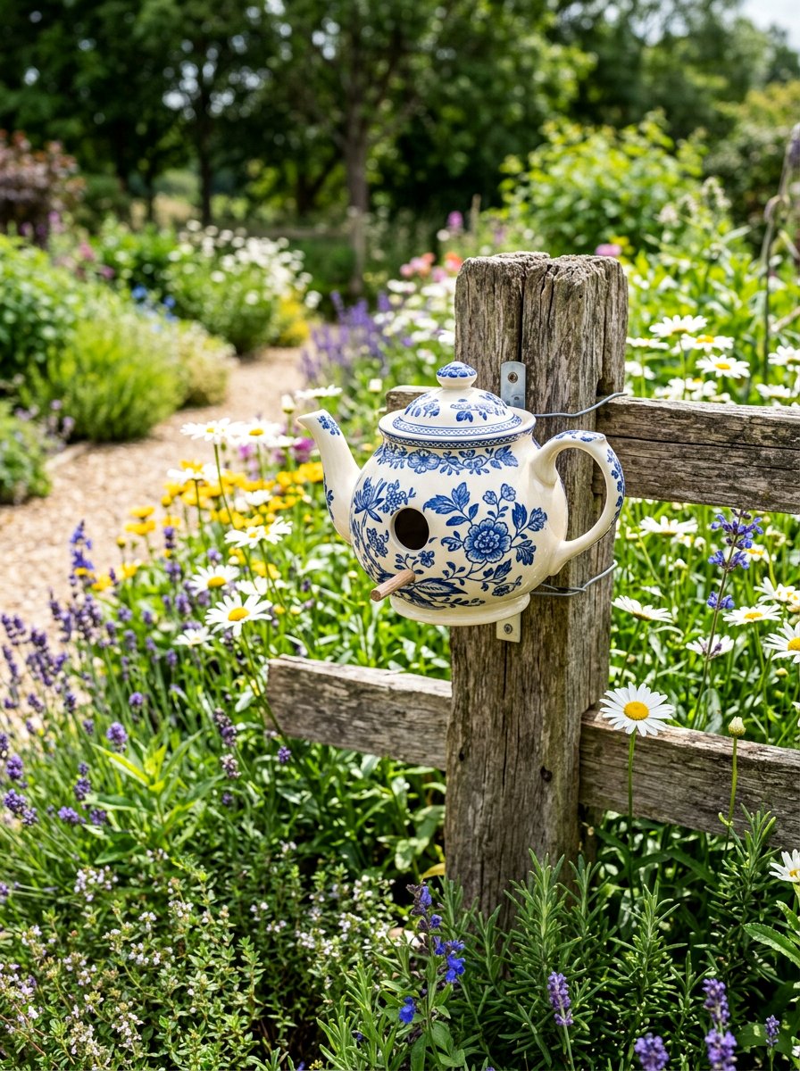 Teapot birdhouse - 25 unique birdhouse designs