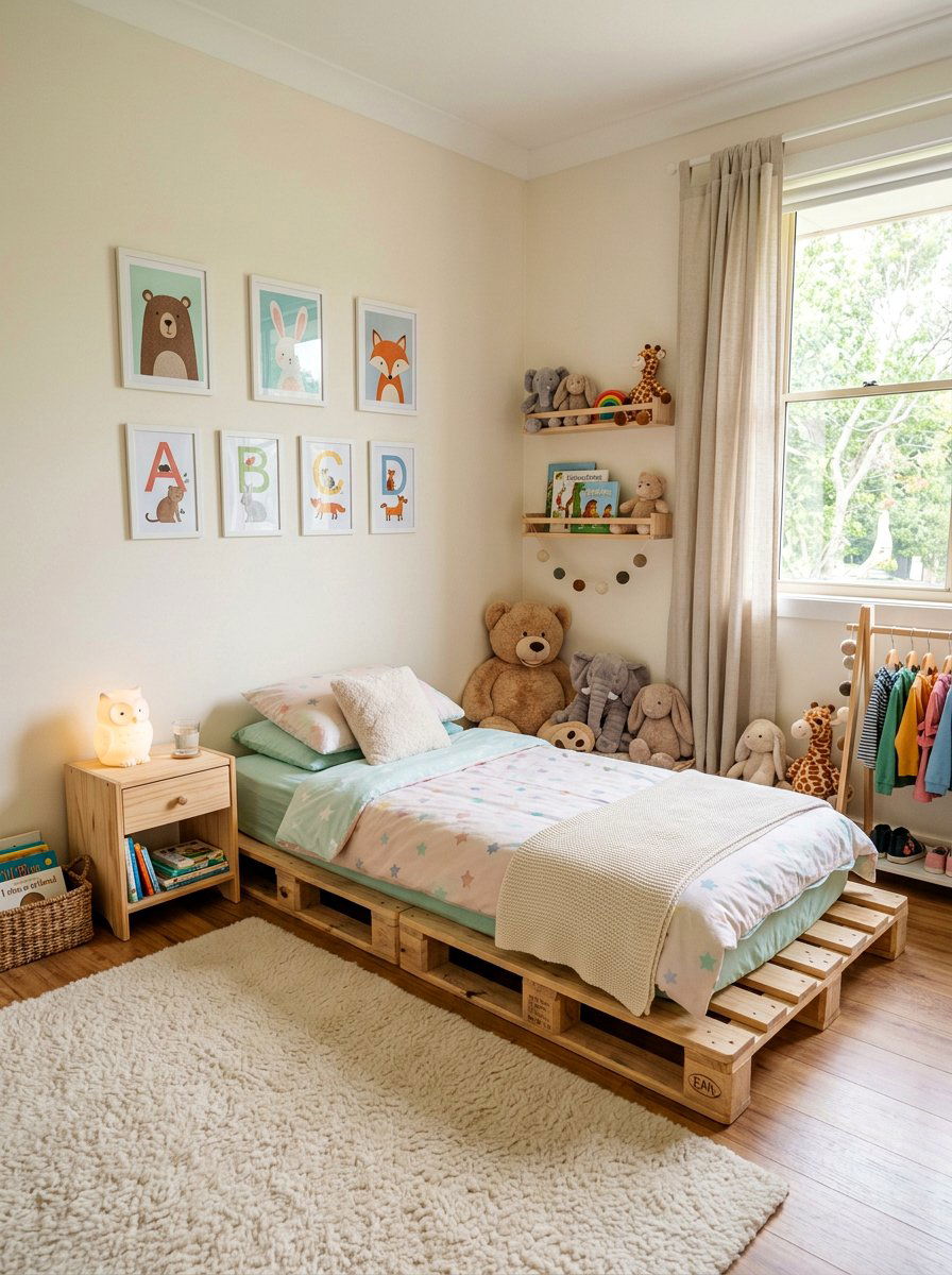 Toddler pallet bed simple - 25 Pallet Bed ideas for Kids