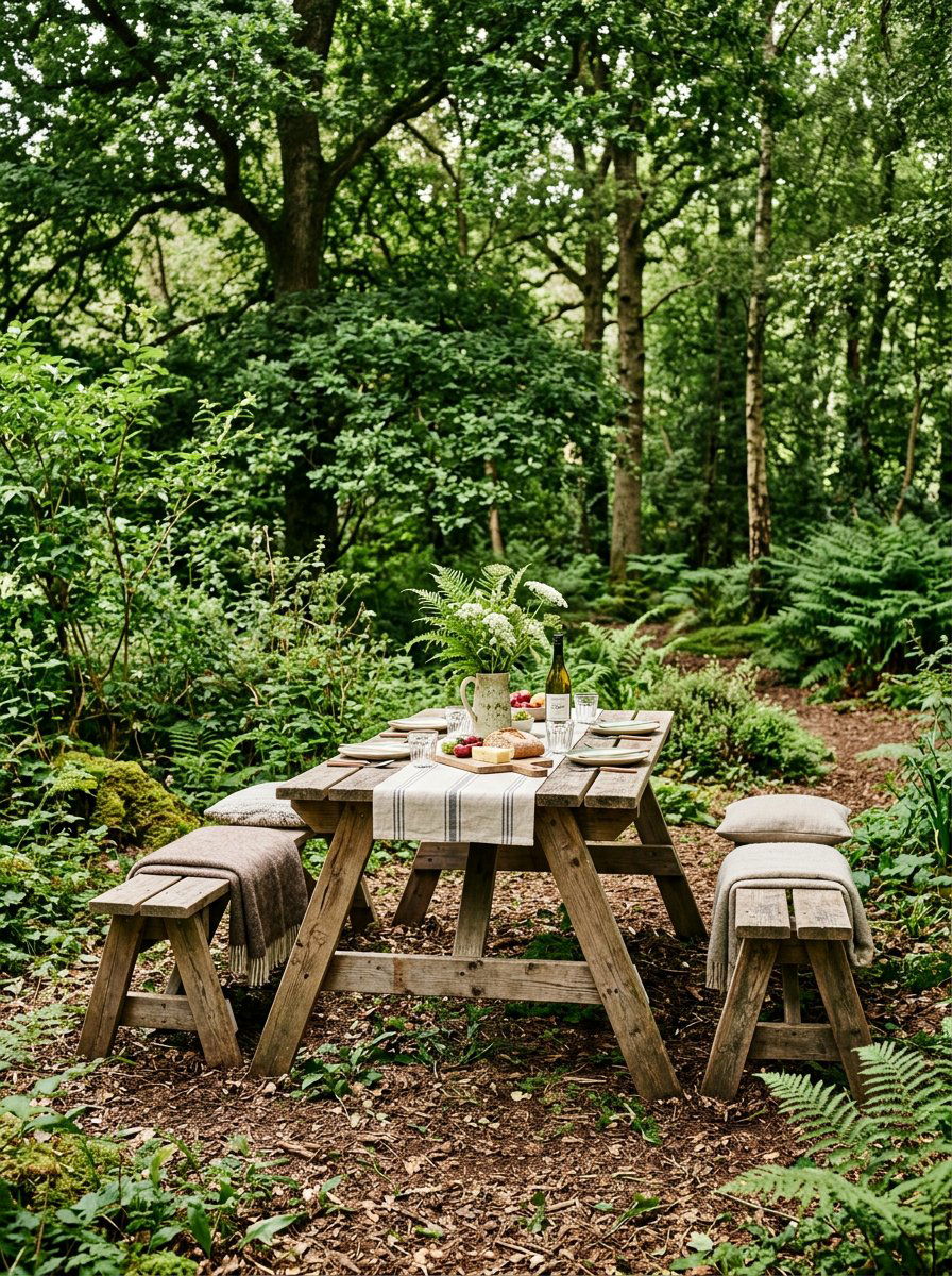Traditional A frame pallet table - 25 Pallet Picnic Table Ideas