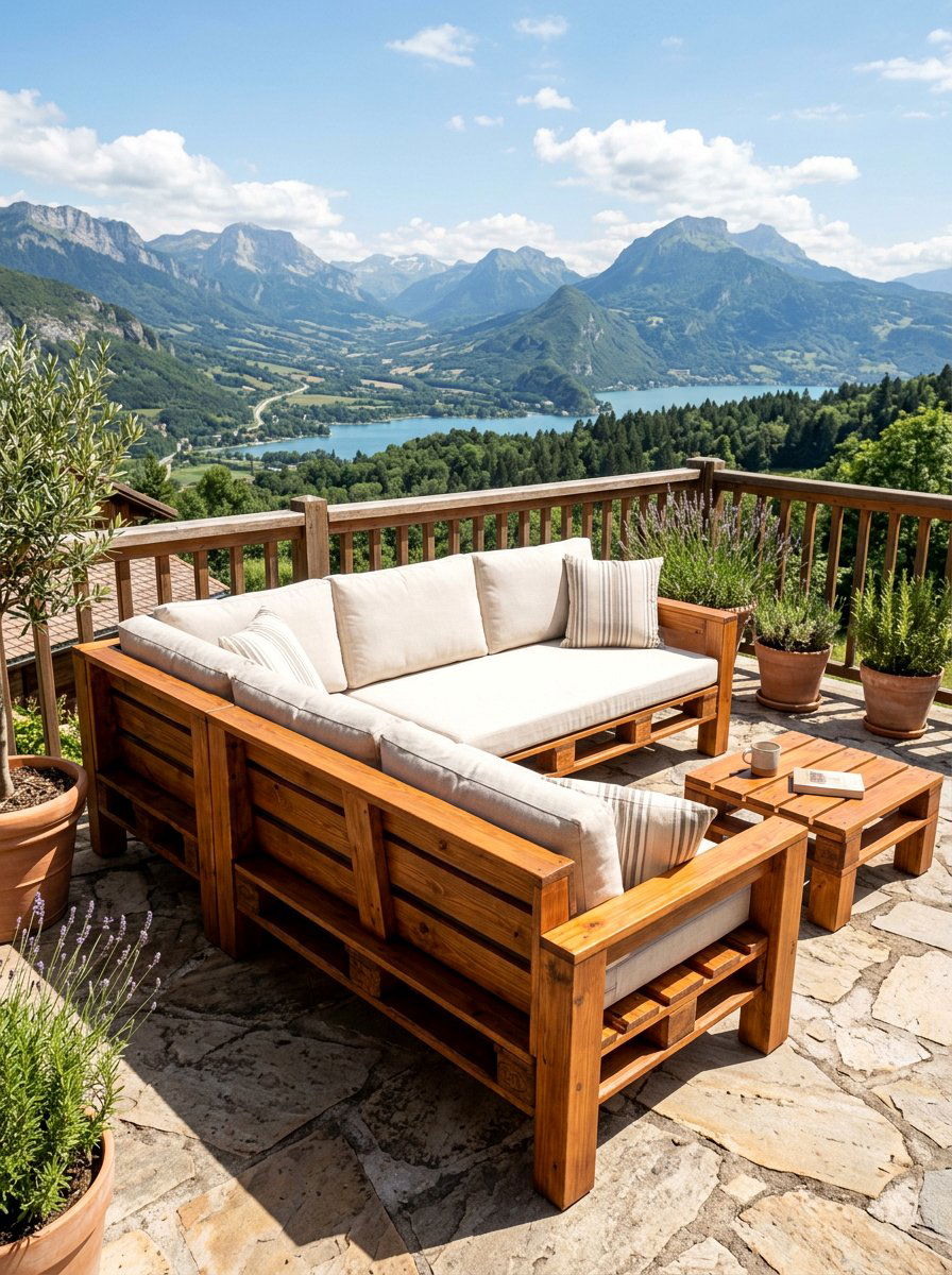 Treated Pallet Wood Frame - 25 Pallet Hammock Stand Ideas