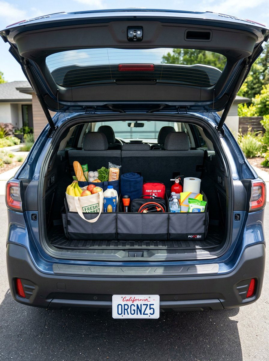 Trunk Organizer - 25 cute ways to decorate your car
