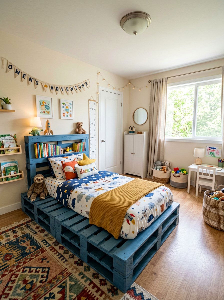 Twin Pallet Bed - 25 pallet bed ideas