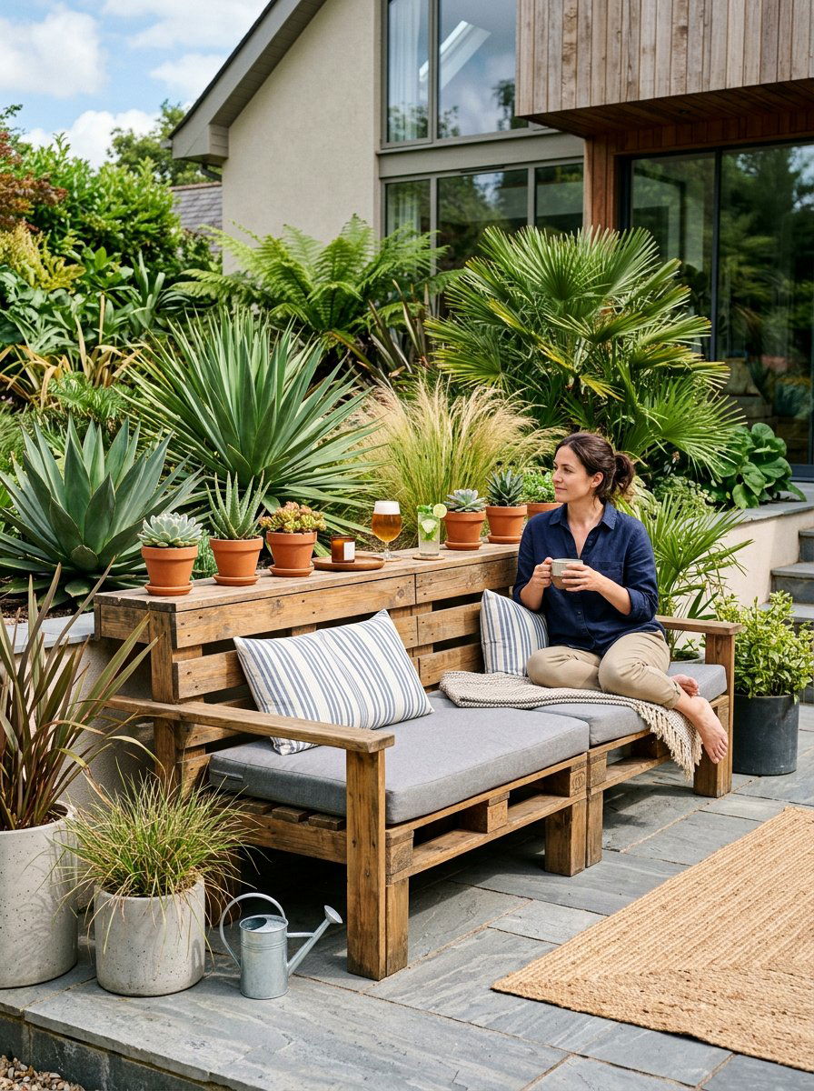 Two Tier Pallet Bench - 25 Pallet Bench for Garden Ideas