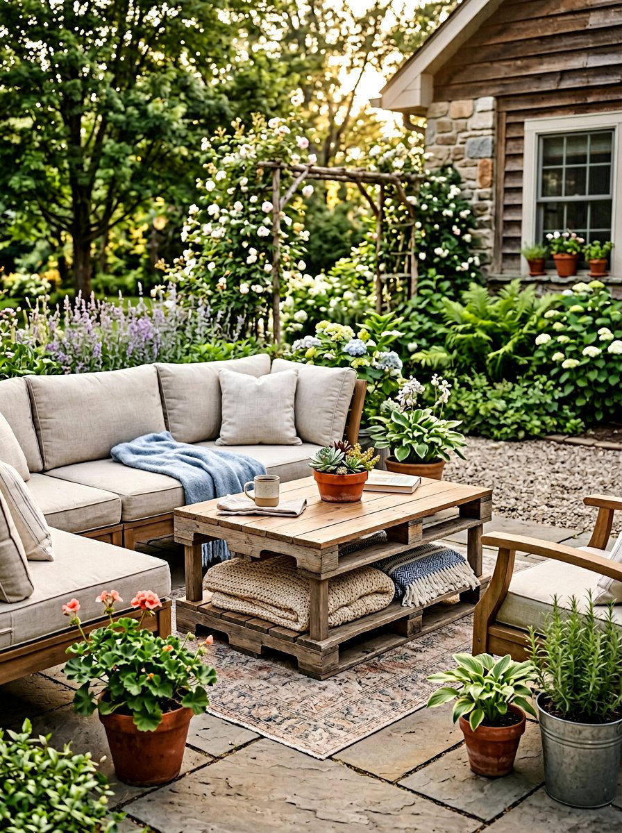 Two Tier Pallet Patio Table - 25 Pallet Coffee Table for Patio Ideas