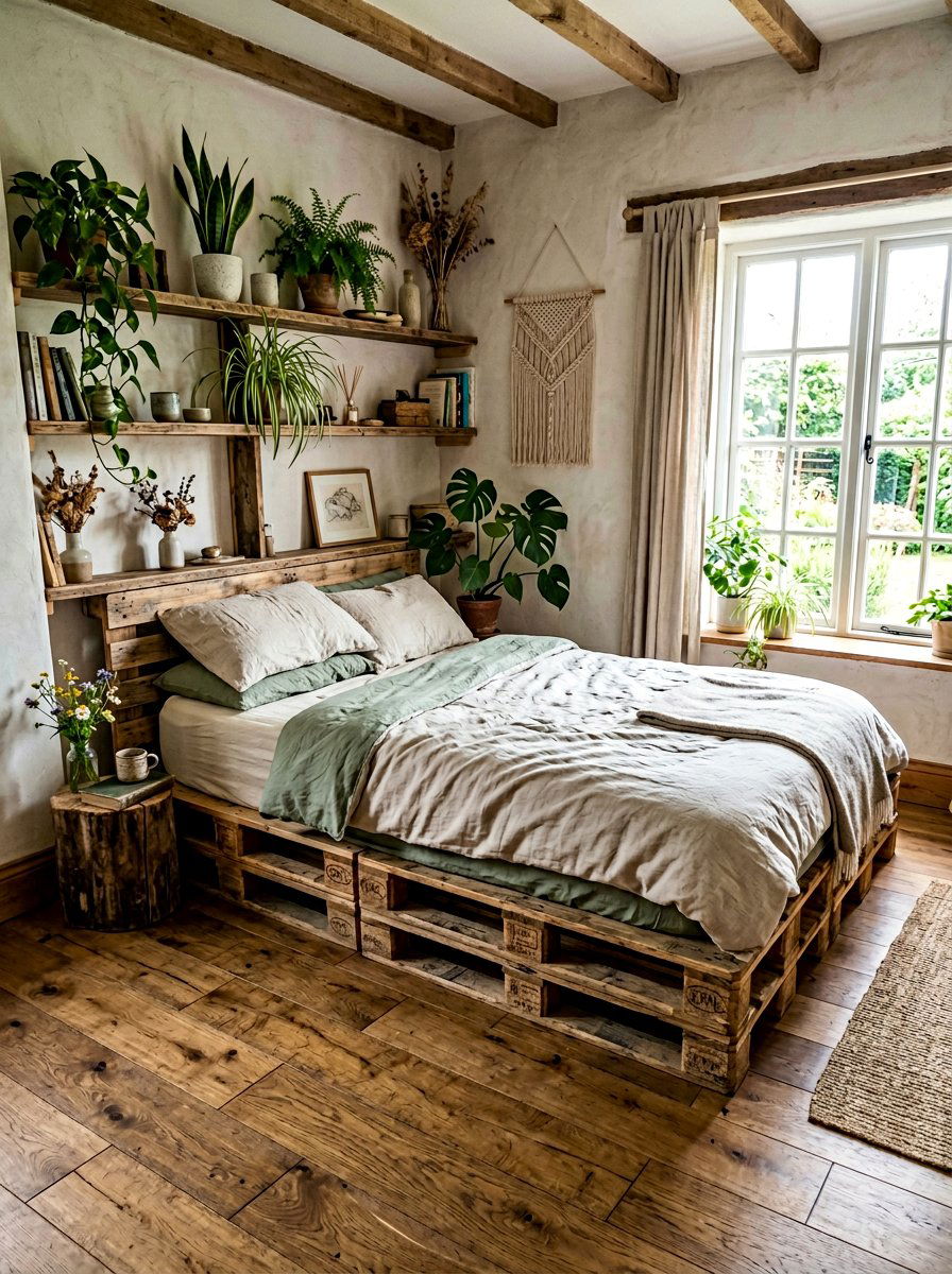 25 Simple Single Pallet Bed Ideas for Kids or Guest Rooms