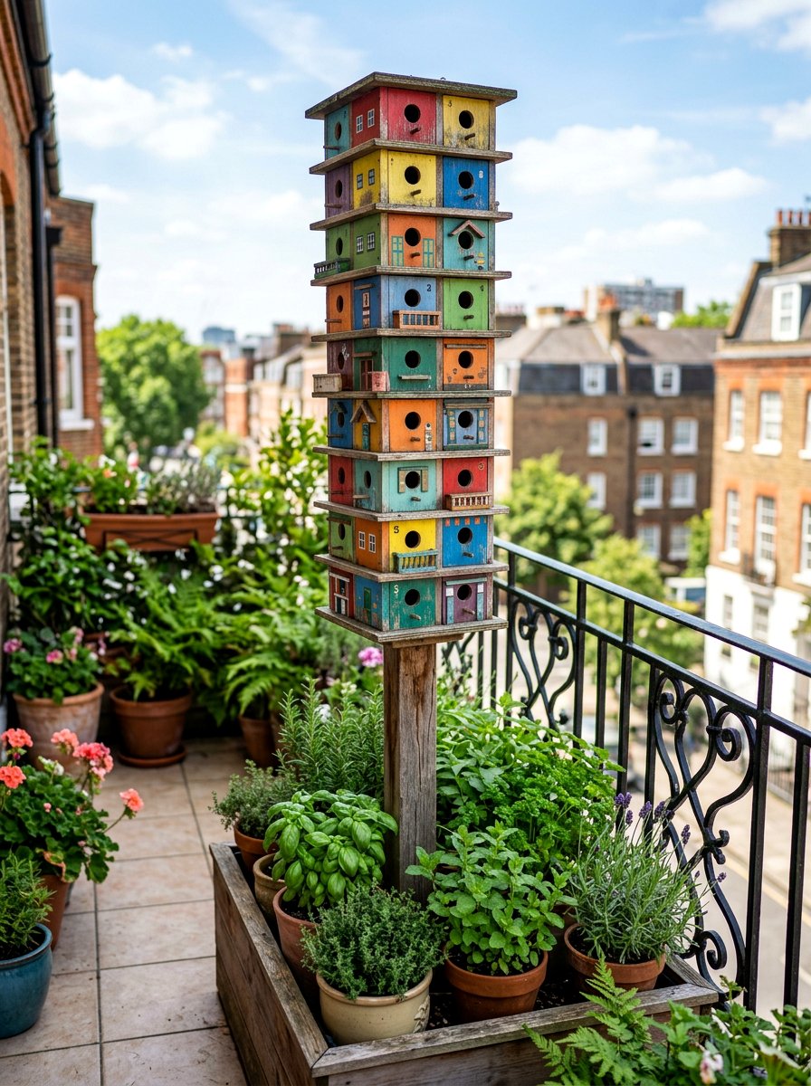 25 Colorful Birdhouse Ideas to Brighten Up Your Backyard