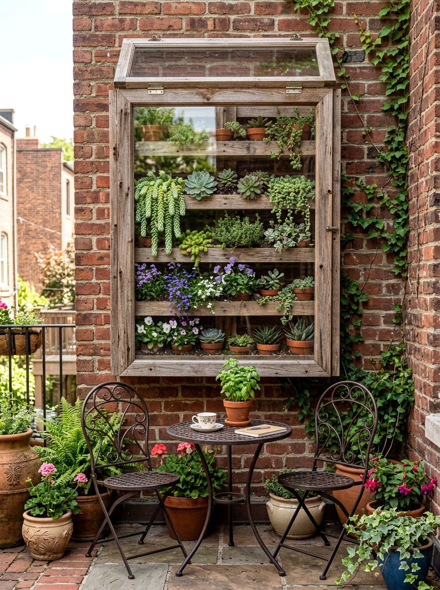 Vertical pallet cold frame planter - 25 Pallet Cold Frame for Garden Ideas