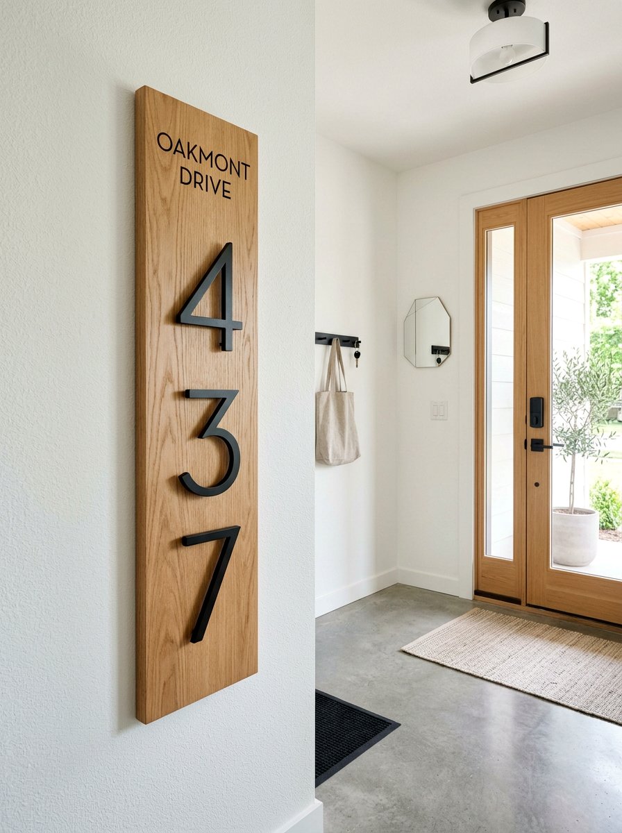 Vertical sign with address numbers - 25 Pallet Welcome Sign for Porch Ideas