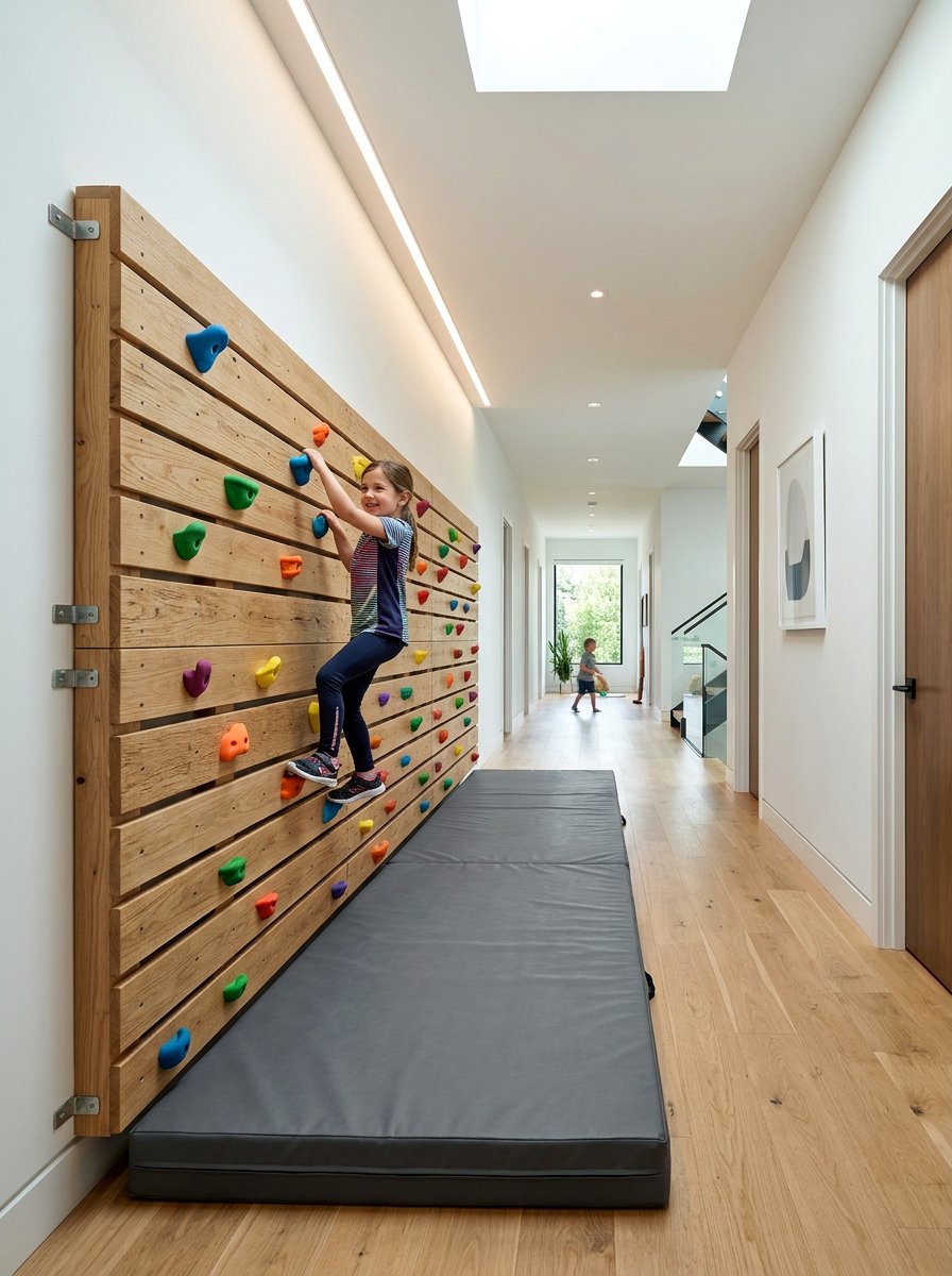 Wall Mounted Climber - 25 Pallet Climbing Wall for Kids Ideas