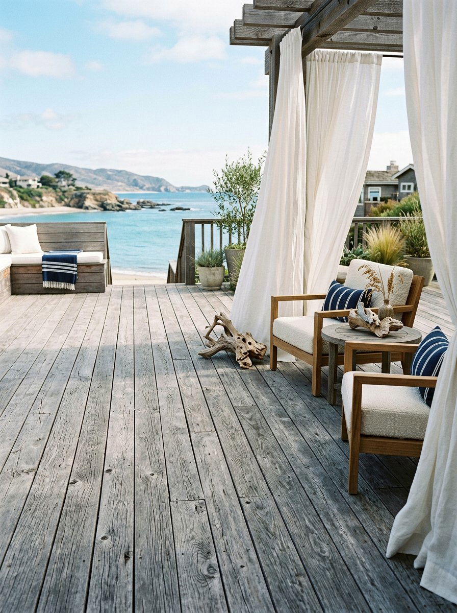 Weathered Gray Wood Floor - 25 Pallet Patio Flooring Ideas