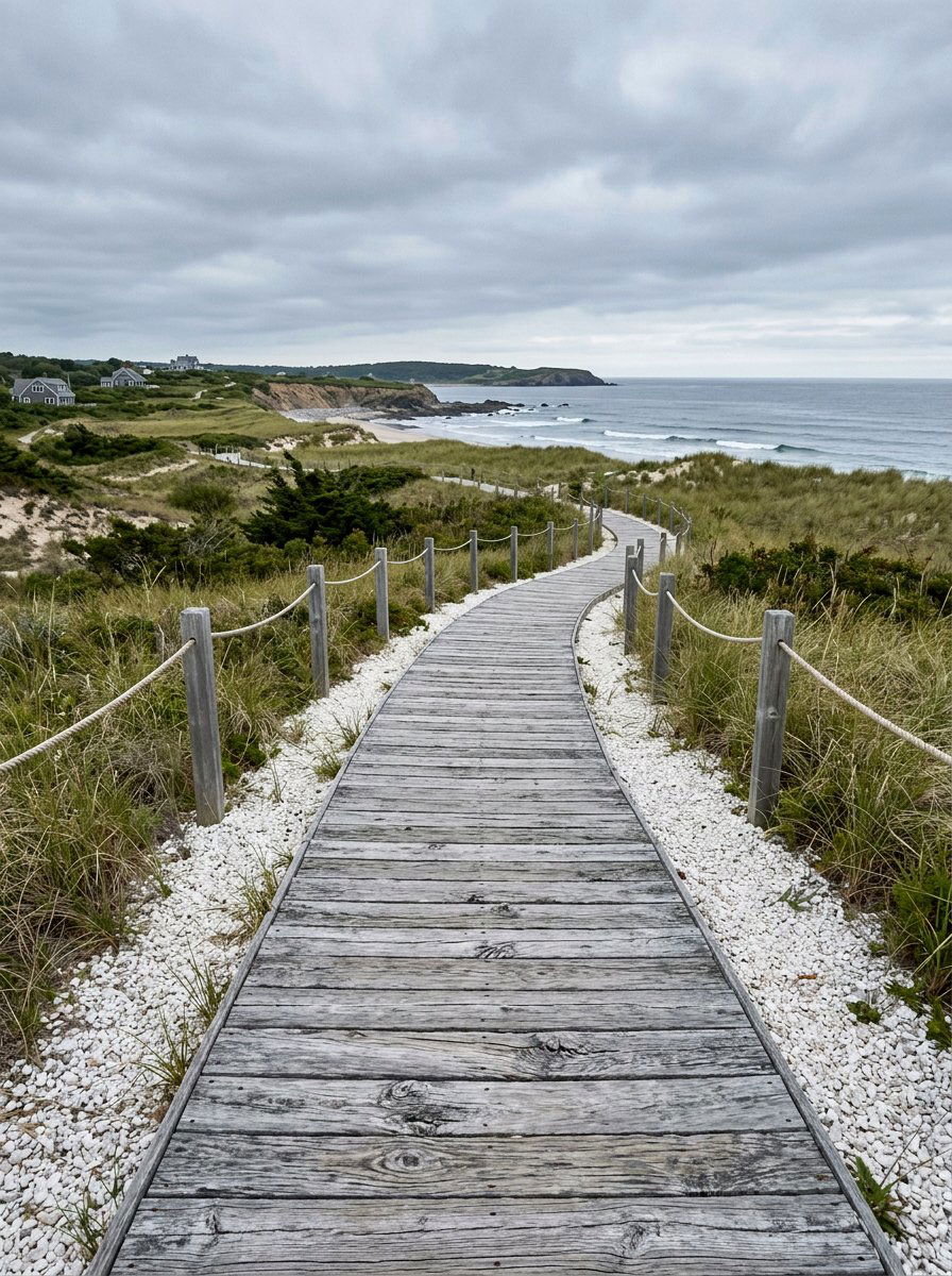 Weathered gray wood path - 25 Pallet Garden Pathway Ideas