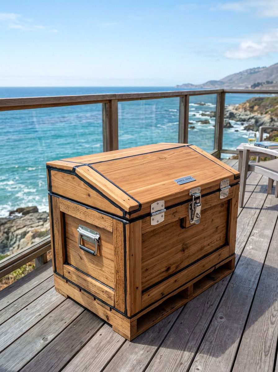 Weatherproof Pallet Cooler - 25 Pallet Outdoor Cooler Stand Ideas