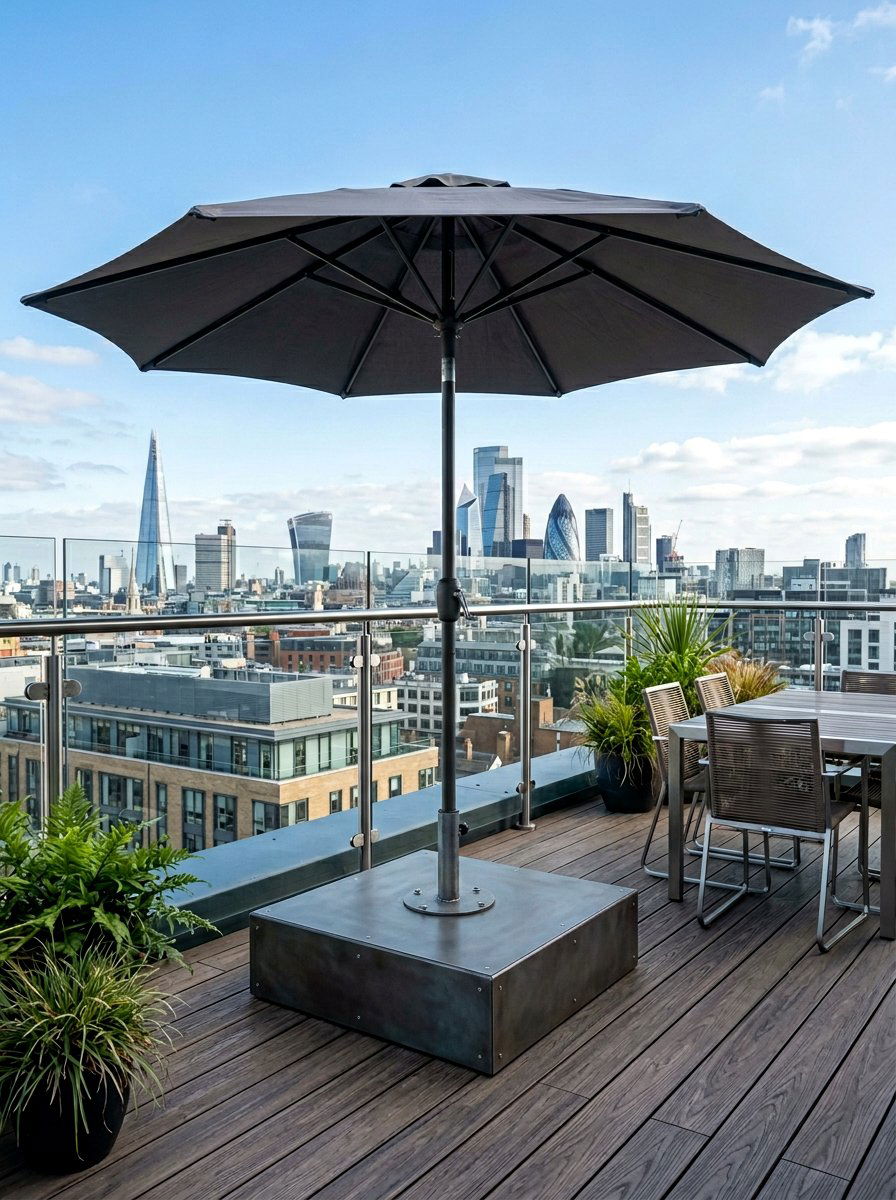 Weighted Pallet Frame - 25 Pallet Umbrella Stand Ideas