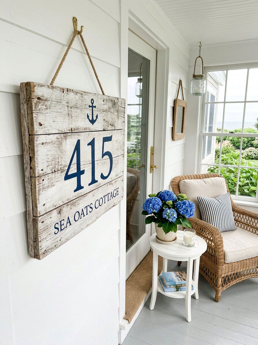 25 Pallet Address Number Plaque Ideas for Better Curb Appeal