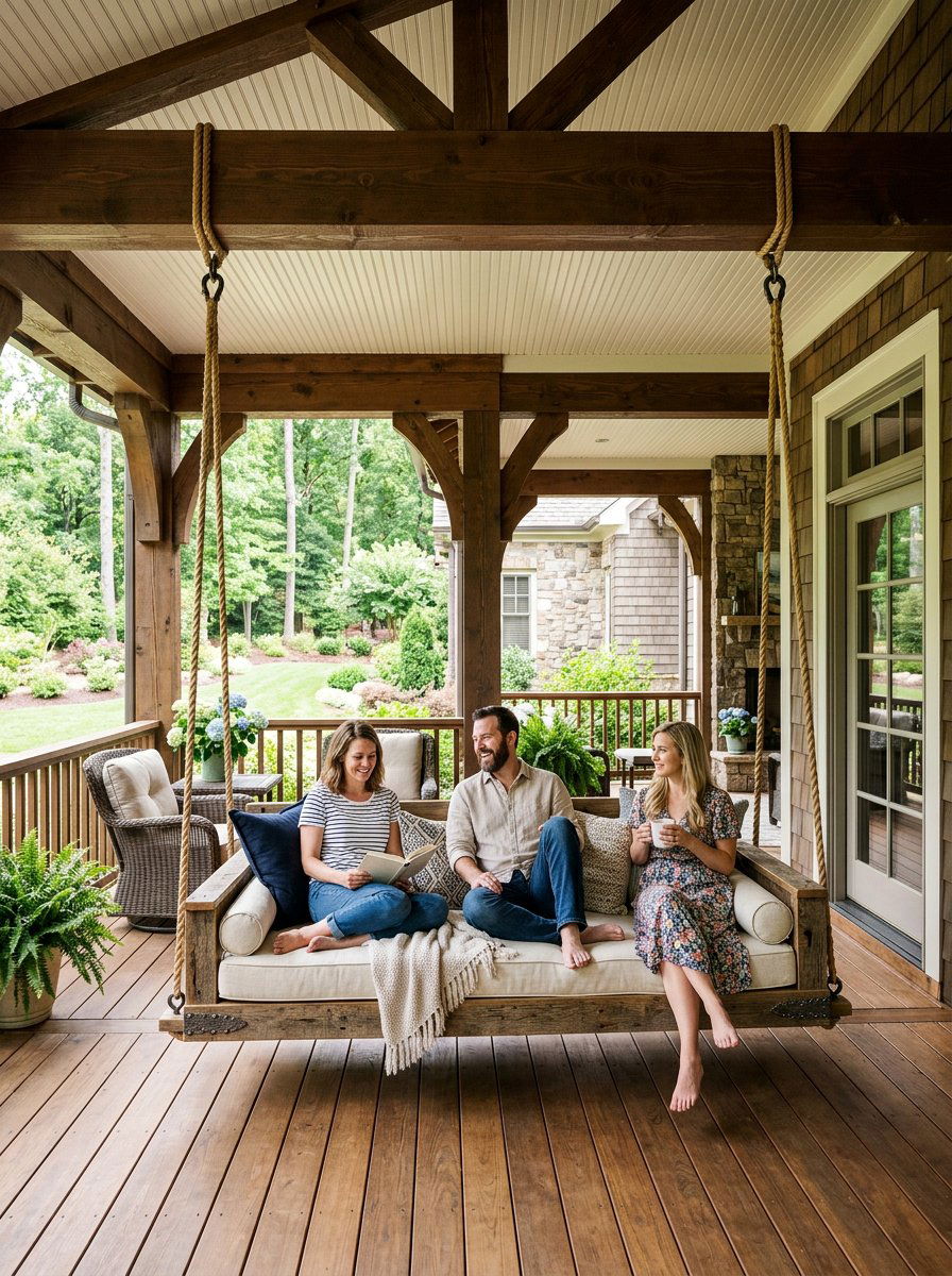 Wide Pallet Swing - 25 Pallet Swing for Porch Ideas