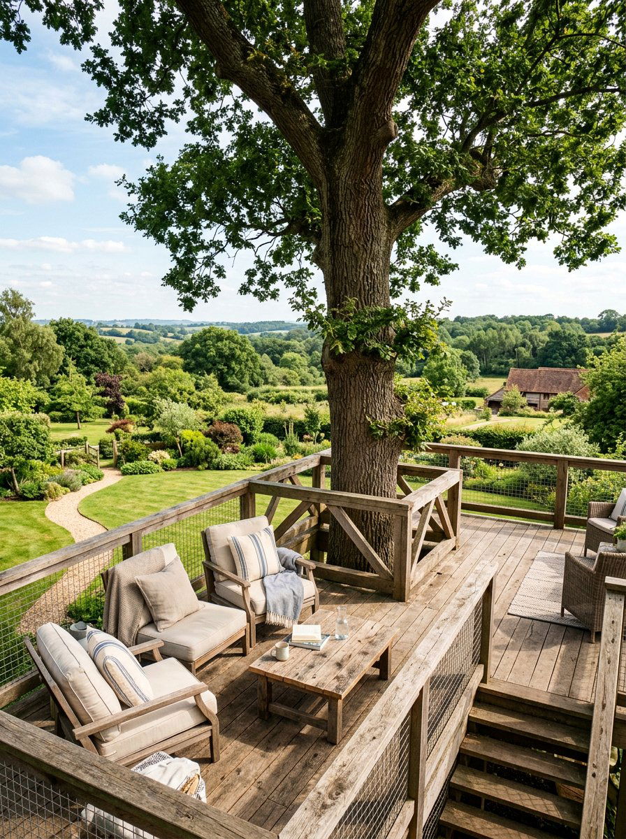 Wide pallet tree platform - 25 Pallet Tree House Platform Ideas