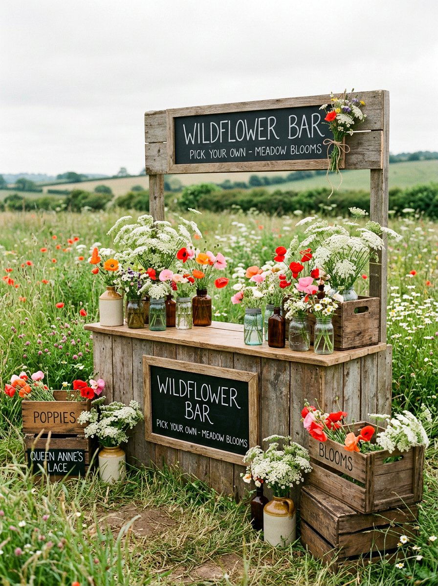 Wildflower Bar - 25 bloom bar ideas