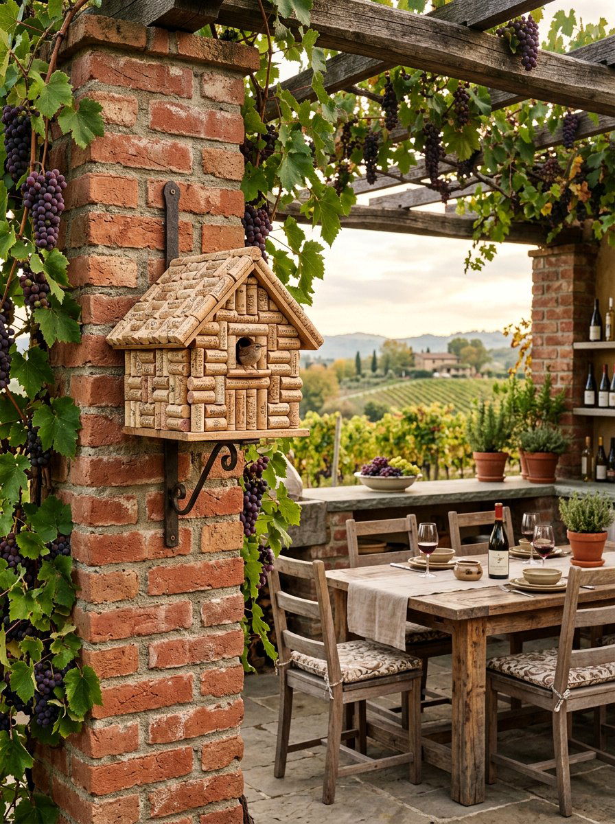 Wine Cork Bird House - 25 unique bird houses