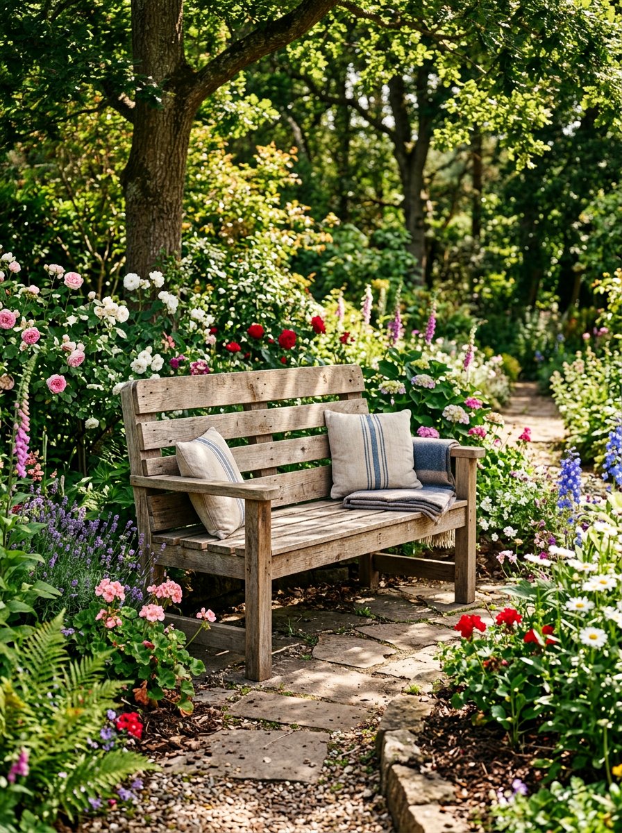 Wood Pallet Garden Bench - 50 Outdoor Pallet Furniture Ideas