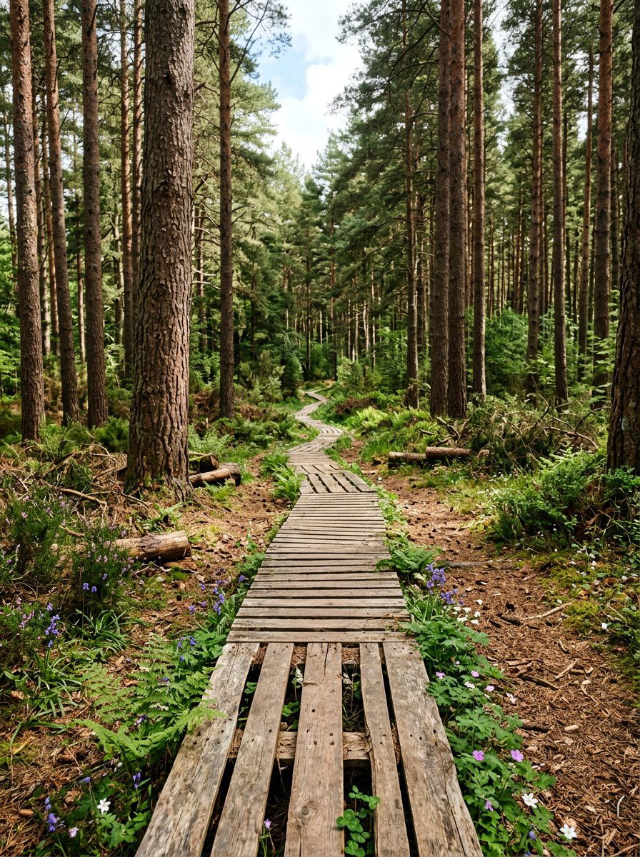 Woodland Forest Trail - 25 Pallet Walkway for Garden Ideas