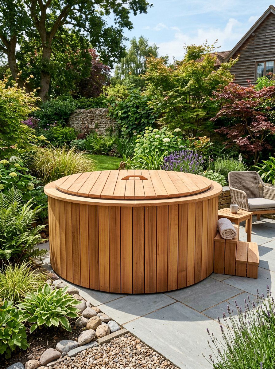 25 Pallet Hot Tub Surround Ideas for a Luxury Spa Look