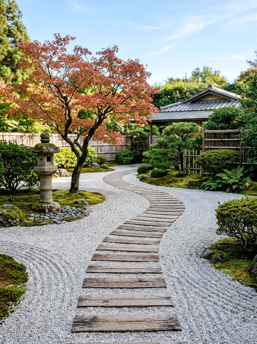 Zen Garden Path - 25 Pallet Walkway for Garden Ideas